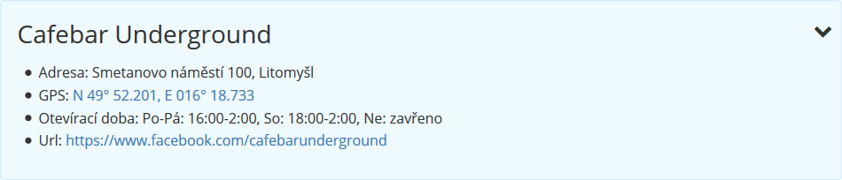 Nápověda - herní místo Nápověda - herní místo