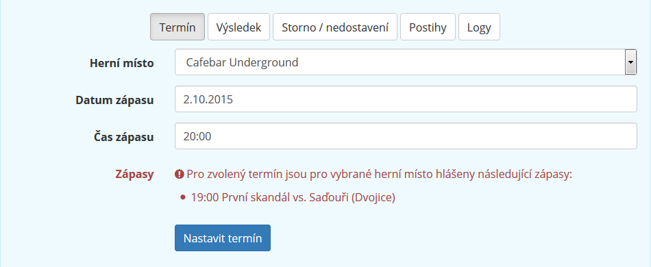 Nápověda - termín Nápověda - termín