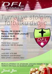 Vánoční turnaj ve stolním fotbálku - Dindi Bar Litomyšl
