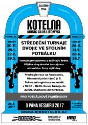 Středeční turnaj ve stolním fotbálku - MC Kotelna Litomyšl