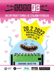 Valentýnský lehce genderově nevyvážený turnaj ve stolním fotbálku