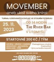 MOVEMBER turnaj losovaných dvojic ve fotbálku aneb nalaď si svého kníra
