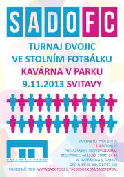 SadoFC turnaj ve stolním fotbálku - Svitavy
