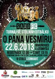 SadoFC turnaj ve stolním fotbálku "O PÁNA VESMÍRU"